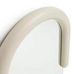 Зеркало овальное Curved Furniture бежевое варинант исполнения - 2 | Loft Concept в Ростове-на-Дону