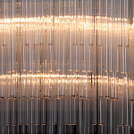 Люстра круглая с прозрачными стеклянными трубками Nembus варинант исполнения - 4 | Loft Concept в Ростове-на-Дону