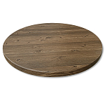 Стол журнальный c коричневой круглой столешницей на трех металлических ножках Charm Coffee Table варинант исполнения - 2 | Loft Concept в Ростове-на-Дону