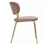 Стул Singer Chair без подлокотников Розовый Велюр варинант исполнения - 2 | Loft Concept в Ростове-на-Дону