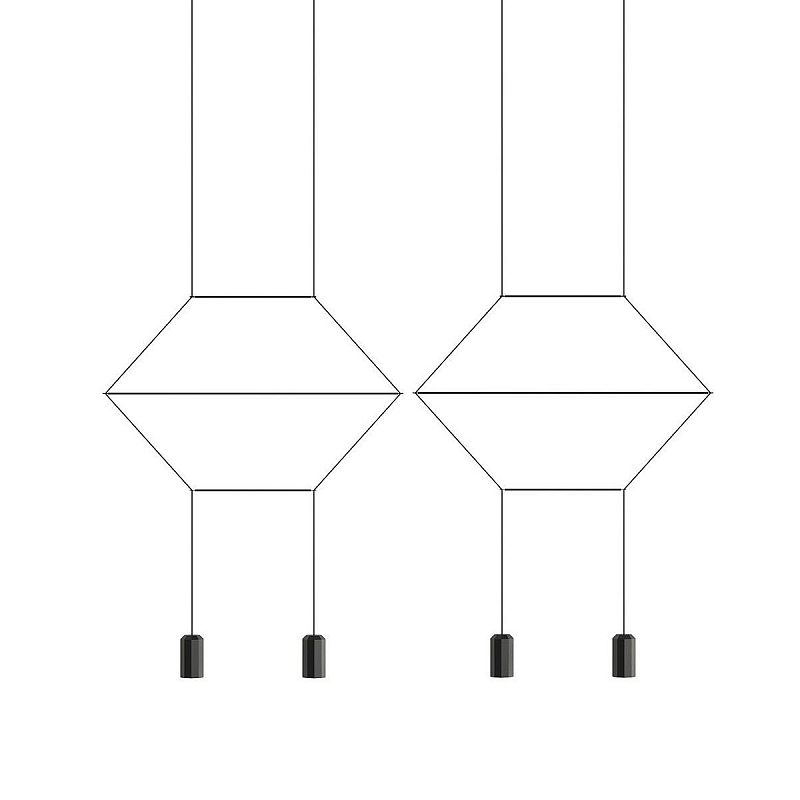   Vibia Wireflow Lineal Pendant Light 4   -- | Loft Concept 