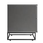 Тумба прикроватная цвета графит с ящиками Strict Lines варинант исполнения - 6 | Loft Concept в Ростове-на-Дону