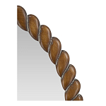 Зеркало с текстурной рамой из натурального дерева  Pine Wall Mirror варинант исполнения - 4 | Loft Concept в Ростове-на-Дону