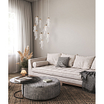 Люстра каскадная с 10-ю прозрачными плафонами Wave Line варинант исполнения - 12 | Loft Concept в Ростове-на-Дону