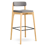 Барный стул из массива ясеня Elegant Ash Shape варинант исполнения - 2 | Loft Concept в Ростове-на-Дону