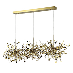 Люстра подвесная из трех частей с металлическими круглыми элементами Terzani Argent варинант исполнения - 3 | Loft Concept в Ростове-на-Дону