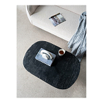 Столик кофейный черного цвета с овальной столешницей и круглым основанием Black Dalmen Table варинант исполнения - 9 | Loft Concept в Ростове-на-Дону