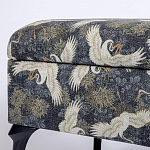 Банкетка с принтом из журавлей Crane варинант исполнения - 3 | Loft Concept в Ростове-на-Дону