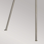 Торшер на трех тонких перекрещенных ножках с белым конусным абажуром из льна Feiss варинант исполнения - 8 | Loft Concept в Ростове-на-Дону