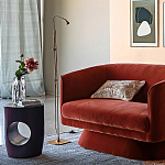 Приставной столик черного цвета AMORPHOUS варинант исполнения - 5 | Loft Concept в Ростове-на-Дону