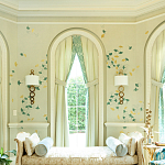 Обои ручная роспись Gingko Colourway SC-237 on grey painted Xuan paper варинант исполнения - 1 | Loft Concept в Ростове-на-Дону