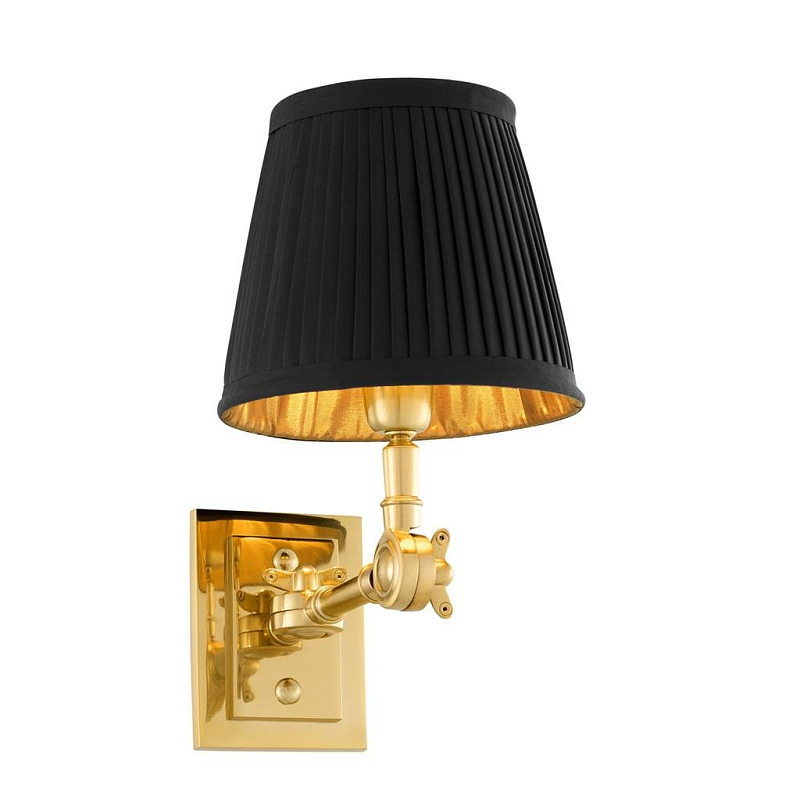  Wall Lamp Wentworth Single Gold+Black     -- | Loft Concept 