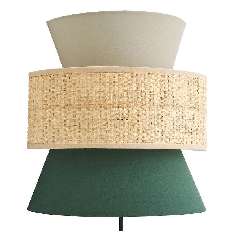     Bonnie Wicker Green Wall Lamp     -- | Loft Concept 