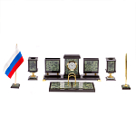 Настольный письменный набор из нефрита на ножках Executive Recruitment варинант исполнения - 1 | Loft Concept в Ростове-на-Дону