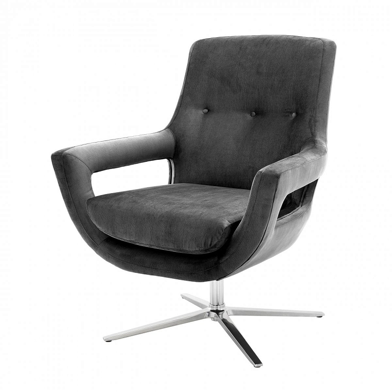  Eichholtz Swivel Chair Flavio Grey    -- | Loft Concept 