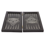 Подарочные нарды из натурального камня с гравировкой Backgammon from Stone варинант исполнения - 4 | Loft Concept в Ростове-на-Дону