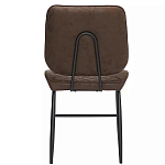 Стул с темно-коричневой обивкой из экокожи Benderson варинант исполнения - 4 | Loft Concept в Ростове-на-Дону