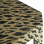 Дизайнерский кофейный стол с рисунком леопард Neytiri Beige Leopard варинант исполнения - 2 | Loft Concept в Ростове-на-Дону
