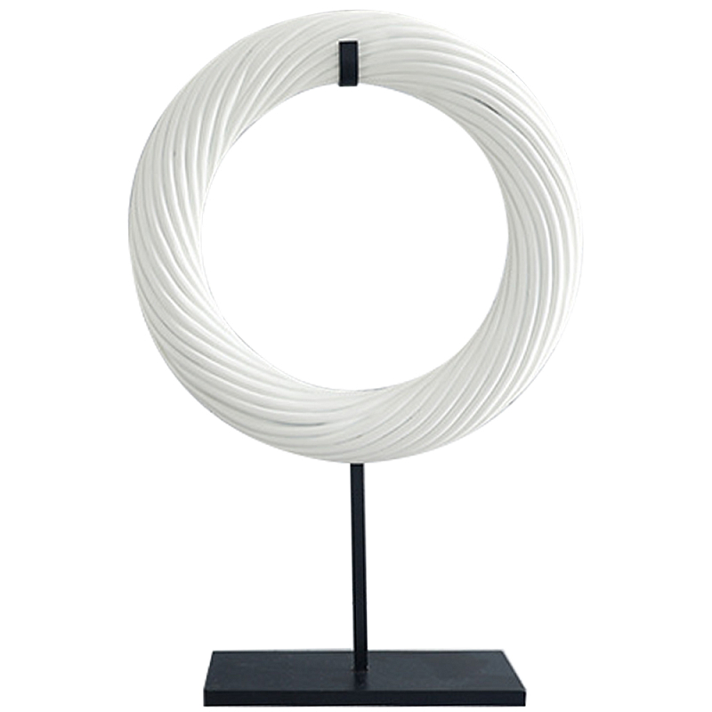      White Ring Statuette    -- | Loft Concept 