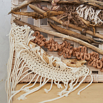 Большая Абстрактное Панно из веток и нитей Dryad Wall Art варинант исполнения - 3 | Loft Concept в Ростове-на-Дону