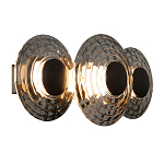 Бра из трех стеклянных фактурных дисков Eyepiece варинант исполнения - 1 | Loft Concept в Ростове-на-Дону