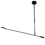 Потолочный светильник светодиодный черный металл Bendik  варинант исполнения - 1 | Loft Concept в Ростове-на-Дону