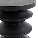 Фигурный приставной столик черного цвета AMORPHOUS варинант исполнения - 2 | Loft Concept в Ростове-на-Дону