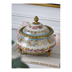 Шкатулка фарфоровая с цветочной росписью Eden Garden варинант исполнения - 5 | Loft Concept в Ростове-на-Дону