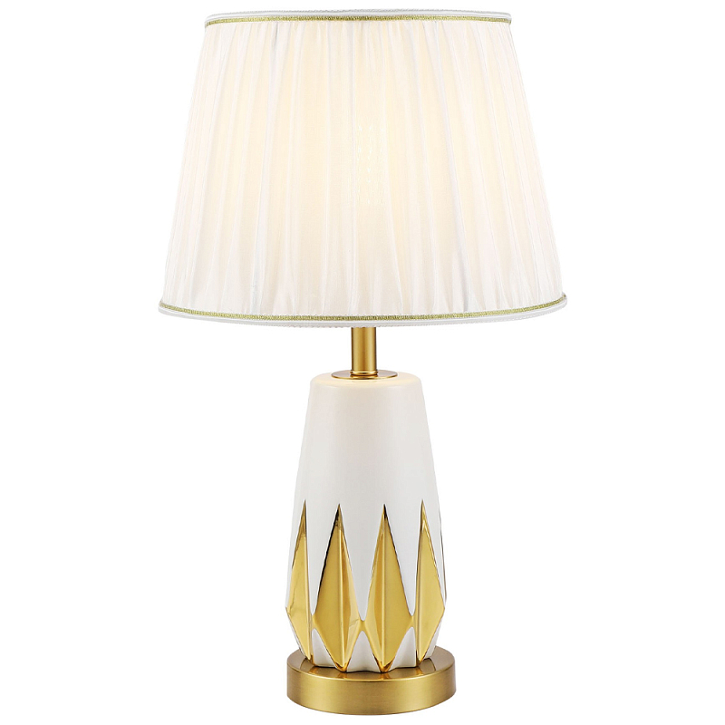     Femia White Gold Table Lamp    -- | Loft Concept 