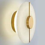 Бра с плафоном из камня в форме диска Buccio Stone Disk Wall Lamp варинант исполнения - 4 | Loft Concept в Ростове-на-Дону