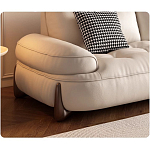 Кресло кожаное с деревянным каркасом Furniture Medieval варинант исполнения - 1 | Loft Concept в Ростове-на-Дону