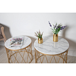 Столик дизайнерский The White Touch варинант исполнения - 4 | Loft Concept в Ростове-на-Дону