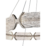 Люстра с 2-мя кольцами с текстурным природным рисунком IceFlame варинант исполнения - 7 | Loft Concept в Ростове-на-Дону