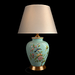 Настольная лампа голубая с изображением птиц Slip Away варинант исполнения - 8 | Loft Concept в Ростове-на-Дону