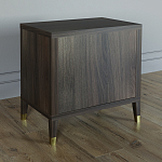 Тумба прикроватная с двумя ящиками Elsa Dreams Walnut варинант исполнения - 4 | Loft Concept в Ростове-на-Дону