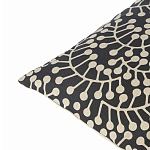 Подушка декоративная черного цвета Blossom Essence Grace варинант исполнения - 2 | Loft Concept в Ростове-на-Дону