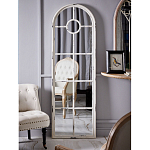 Зеркало-окно с арочным силуэтом в венецианском стиле Venetian White Mirror варинант исполнения - 4 | Loft Concept в Ростове-на-Дону