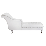 Кушетка белая с мягкой обивкой из велюра Michael Couch варинант исполнения - 2 | Loft Concept в Ростове-на-Дону