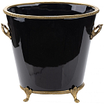 Кашпо Black design варинант исполнения - 1 | Loft Concept в Ростове-на-Дону
