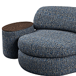 Кушетка со столиком Ulysses варинант исполнения - 6 | Loft Concept в Ростове-на-Дону