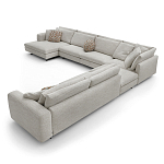 Современная модульная система мягкой мебели Zartаrn 6-ти местный угловой диван варинант исполнения - 2 | Loft Concept в Ростове-на-Дону