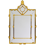Зеркало прямоугольное Golden Classic Ornament Mirror варинант исполнения - 1 | Loft Concept в Ростове-на-Дону
