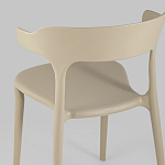 Бежевый стул из прочного PP-пластика JORIS варинант исполнения - 6 | Loft Concept в Ростове-на-Дону