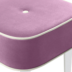 Квадратный мягкий пуф на белых ножках Winton Pouf Square варинант исполнения - 6 | Loft Concept в Ростове-на-Дону