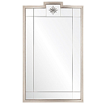 Зеркало в  серебряной раме с узорчатым геометрическим орнаментом Repulse варинант исполнения - 1 | Loft Concept в Ростове-на-Дону