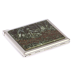 Портсигар с газовой зажигалкой из натурального камня Серафинит Stone Cigarettes Cases варинант исполнения - 2 | Loft Concept в Ростове-на-Дону