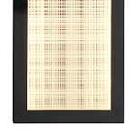 Светодиодное прямоугольное бра из металла черного цвета Lattice Lux варинант исполнения - 8 | Loft Concept в Ростове-на-Дону