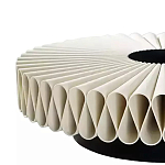 Дизайнерский журнальный стол круглый с фактурной столешницей Ifike варинант исполнения - 2 | Loft Concept в Ростове-на-Дону