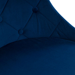 Стул в темно-синей велюровой обивке Ward Dark Blue Velour Chair варинант исполнения - 5 | Loft Concept в Ростове-на-Дону