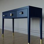 Дизайнерский Письменный стол Elsa Dreams Blue с тремя ящиками варинант исполнения - 2 | Loft Concept в Ростове-на-Дону